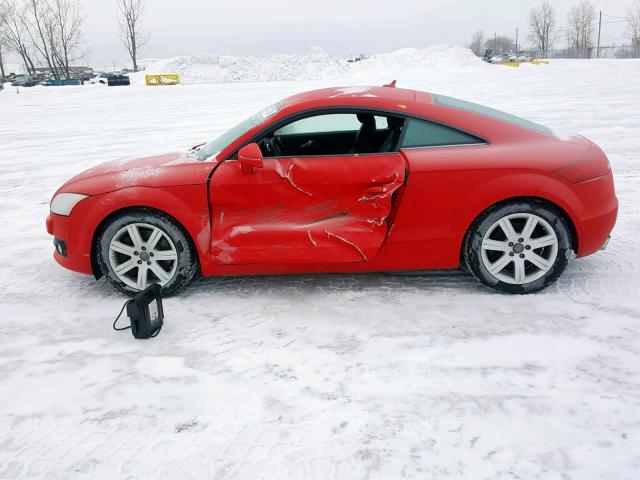 TRUDD38J281032674 - 2008 AUDI TT 3.2 QUA RED photo 9