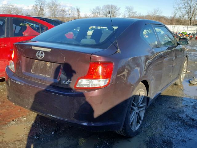 JTKJF5C77B3018062 - 2011 TOYOTA SCION TC ბურგუნდია ფოტო 4