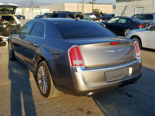 2C3CA6CT3BH599207 - 2011 CHRYSLER 300C GRAY photo 3