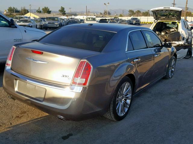 2C3CA6CT3BH599207 - 2011 CHRYSLER 300C GRAY photo 4