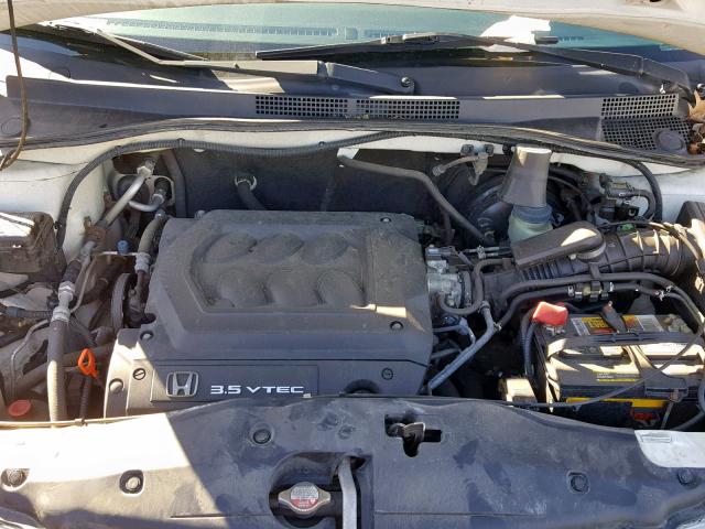 2HKRL18691H508971 - 2001 HONDA ODYSSEY EX WHITE photo 7