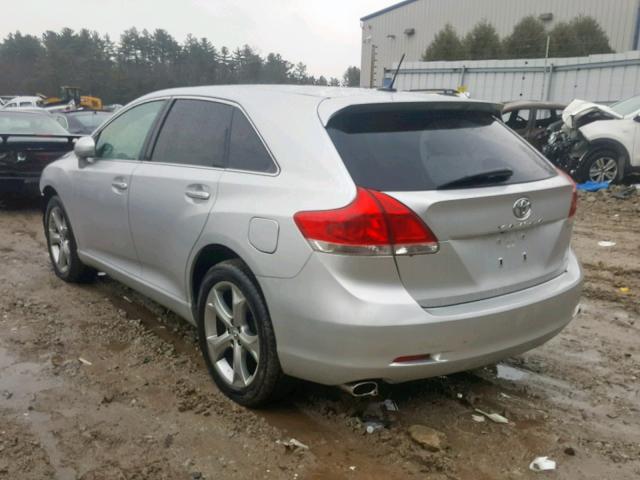 4T3BK11A99U007845 - 2009 TOYOTA VENZA BASE SILVER photo 3