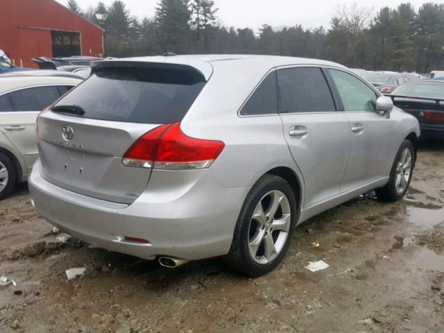 4T3BK11A99U007845 - 2009 TOYOTA VENZA BASE SILVER photo 4