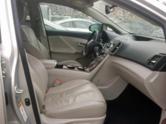 4T3BK11A99U007845 - 2009 TOYOTA VENZA BASE SILVER photo 5