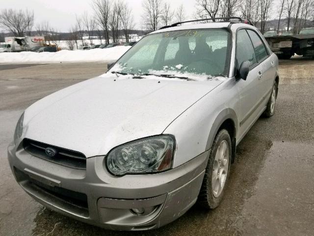 JF1GG68564G821362 - 2004 SUBARU IMPREZA OU SILVER photo 2