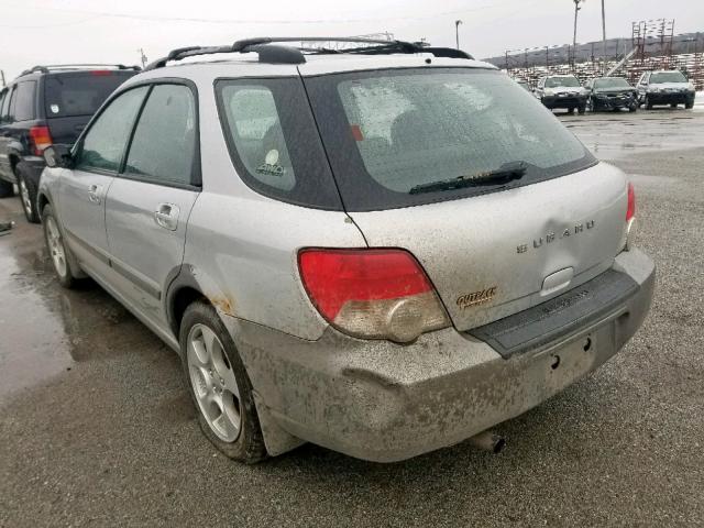 JF1GG68564G821362 - 2004 SUBARU IMPREZA OU SILVER photo 3