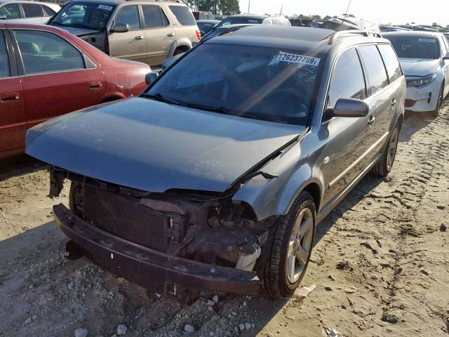WVWWH63B74E087987 - 2004 VOLKSWAGEN PASSAT GLX GRAY photo 2