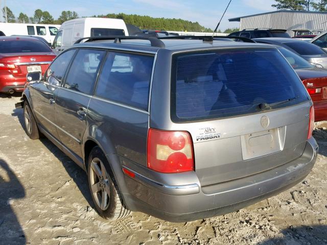 WVWWH63B74E087987 - 2004 VOLKSWAGEN PASSAT GLX GRAY photo 3