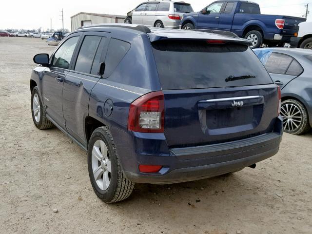 1C4NJCBA3ED725764 - 2014 JEEP COMPASS SP ლურჯი ფოტო 3
