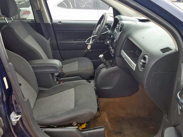 1C4NJCBA3ED725764 - 2014 JEEP COMPASS SP ლურჯი ფოტო 5