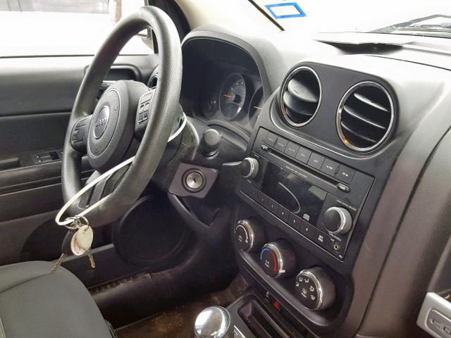 1C4NJCBA3ED725764 - 2014 JEEP COMPASS SP ლურჯი ფოტო 9