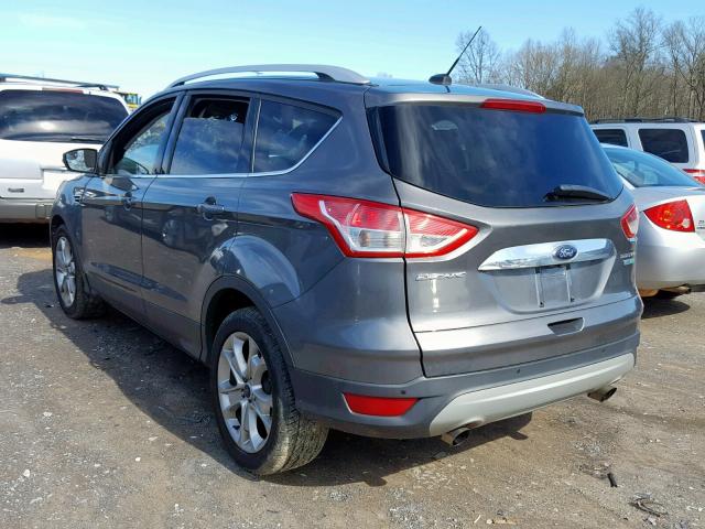 1FMCU0JX1EUB49493 - 2014 FORD ESCAPE TIT GRAY photo 3