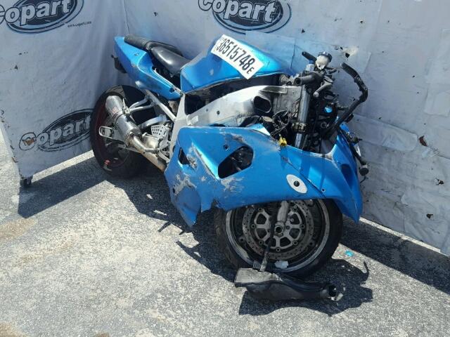 JS1GR7HA712100154 - 2001 SUZUKI GSX-R750 BLUE photo 1