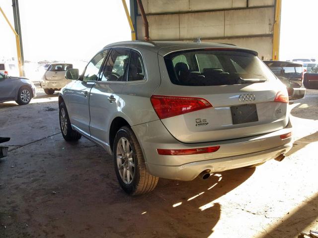 WA1KK78R19A045349 - 2009 AUDI Q5 3.2 SILVER photo 3