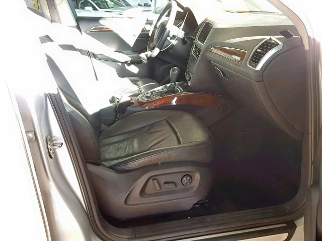 WA1KK78R19A045349 - 2009 AUDI Q5 3.2 SILVER photo 5