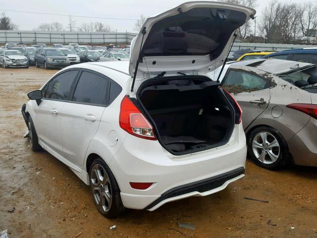 3FADP4GX8JM112072 - 2018 FORD FIESTA ST WHITE photo 3