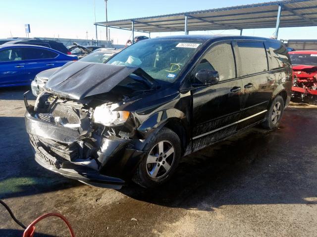 2C4RDGCG4DR527564 - 2013 DODGE GRAND CARAVAN SXT  photo 2