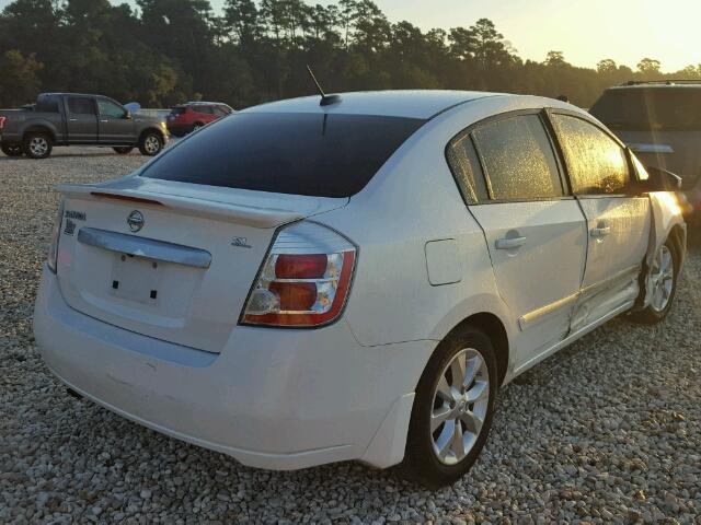 3N1AB6AP3BL646008 - 2011 NISSAN SENTRA 2.0 WHITE photo 4