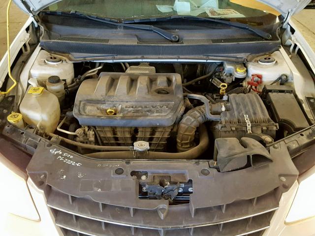 1C3LC46K38N103873 - 2008 CHRYSLER SEBRING LX WHITE photo 7