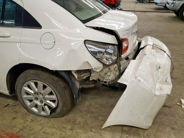 1C3LC46K38N103873 - 2008 CHRYSLER SEBRING LX WHITE photo 9