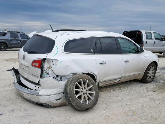 5GAKVBKDXGJ137197 - 2016 BUICK ENCLAVE WHITE photo 4