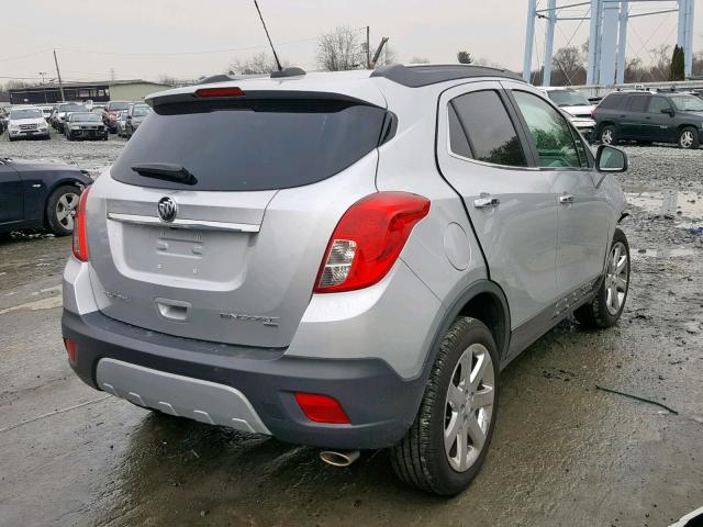 KL4CJGSB8GB716865 - 2016 BUICK ENCORE SILVER photo 4