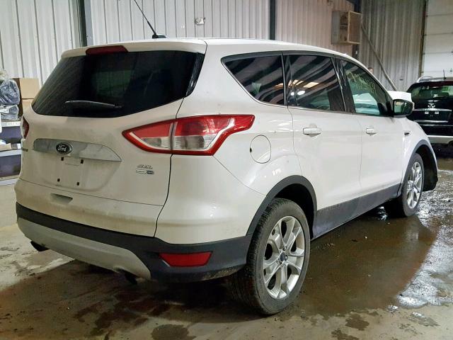 1FMCU9H9XDUD78734 - 2013 FORD ESCAPE SEL WHITE photo 4