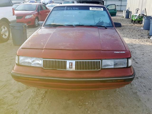1G3AL54N3N6425666 - 1992 OLDSMOBILE CUTLASS CI 红色 照片 10