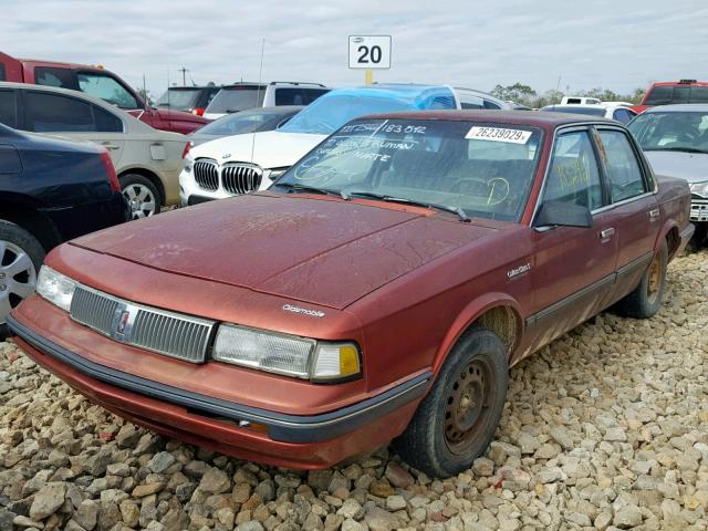 1G3AL54N3N6425666 - 1992 OLDSMOBILE CUTLASS CI 红色 照片 2