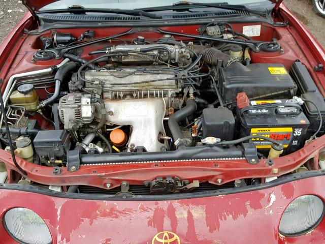 JT2DG02T2V0045560 - 1997 TOYOTA CELICA GT RED photo 7