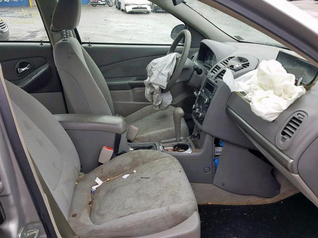 1G1ZS58N97F241621 - 2007 CHEVROLET MALIBU LS SILVER photo 5