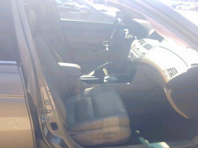 1HGCP36899A005293 - 2009 HONDA ACCORD EXL BEIGE photo 5