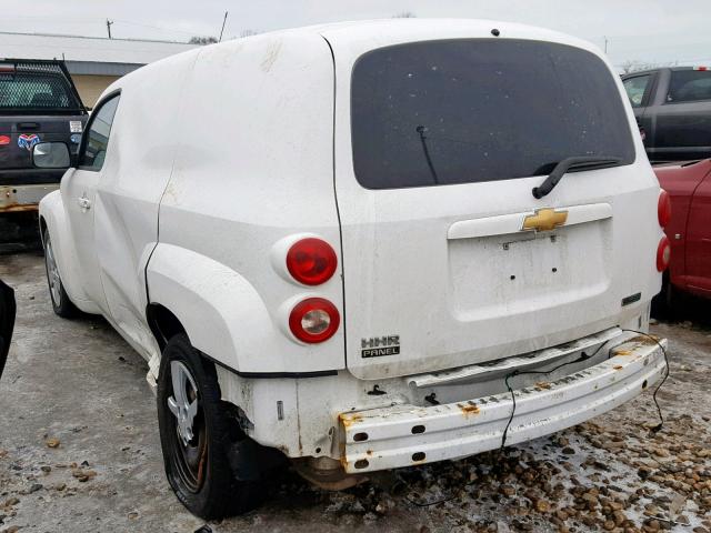 3GCAAADB2AS560373 - 2010 CHEVROLET HHR PANEL WHITE photo 3