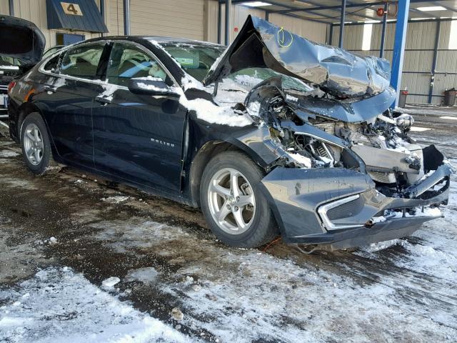 1G1ZC5ST7HF166679 - 2017 CHEVROLET MALIBU LS GRAY photo 1