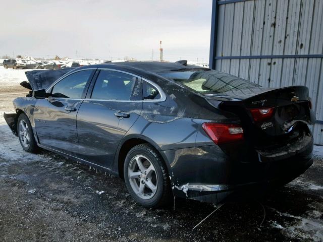 1G1ZC5ST7HF166679 - 2017 CHEVROLET MALIBU LS GRAY photo 3