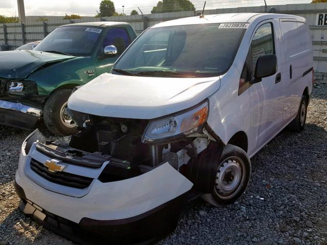 3N63M0YN5HK702219 - 2017 CHEVROLET CITY EXPRE WHITE photo 2