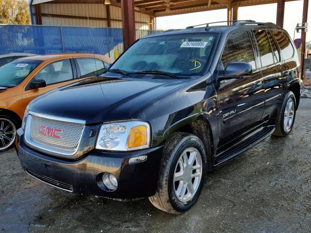 1GKES63M282180913 - 2008 GMC ENVOY DENA BLACK photo 2