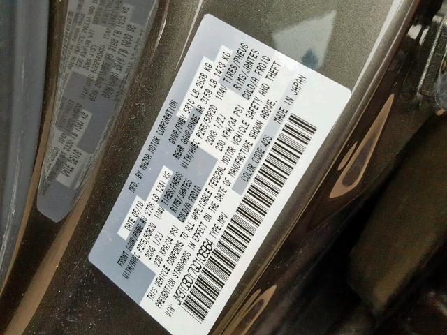 JM3TCBDY7G0106964 - 2016 MAZDA CX-9 GRAND GRAY photo 10