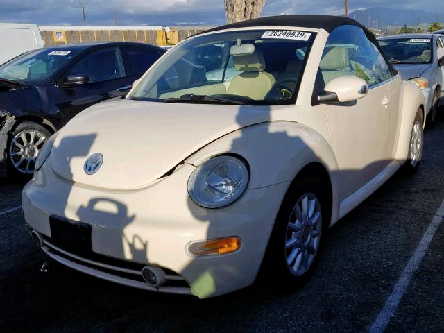 3VWCM31Y34M340881 - 2004 VOLKSWAGEN NEW BEETLE კრემისფერი ფოტო 2