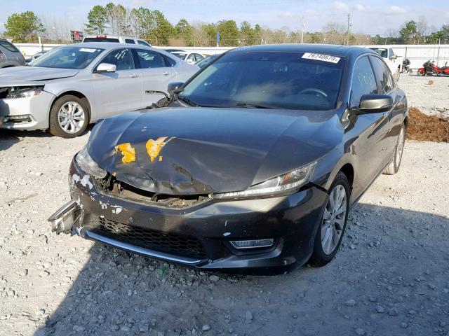 1HGCR2F87DA200354 - 2013 HONDA ACCORD EXL GREEN photo 2