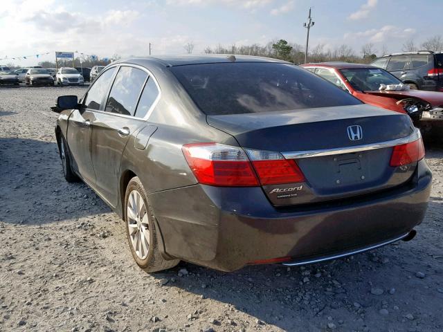 1HGCR2F87DA200354 - 2013 HONDA ACCORD EXL GREEN photo 3