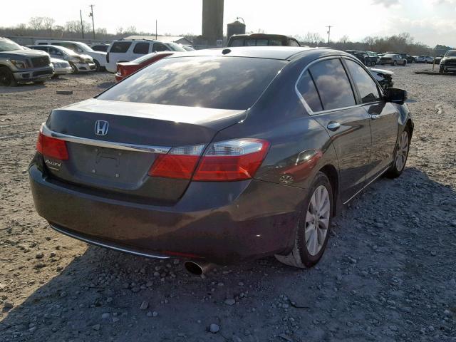 1HGCR2F87DA200354 - 2013 HONDA ACCORD EXL GREEN photo 4