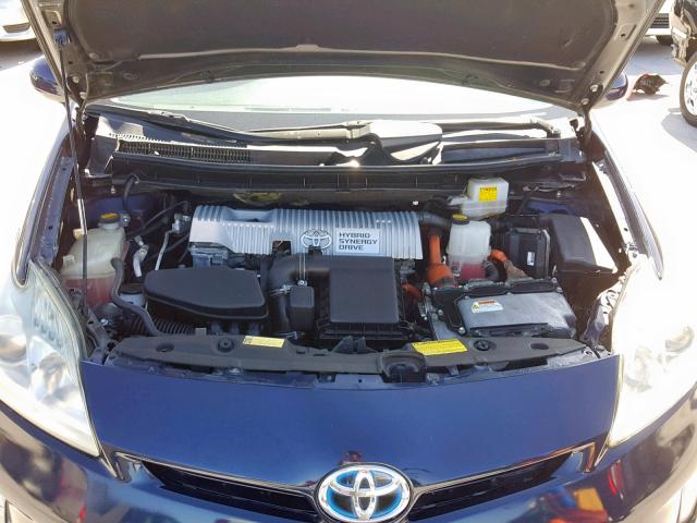 JTDKN3DU1D1618498 - 2013 TOYOTA PRIUS BLUE photo 7