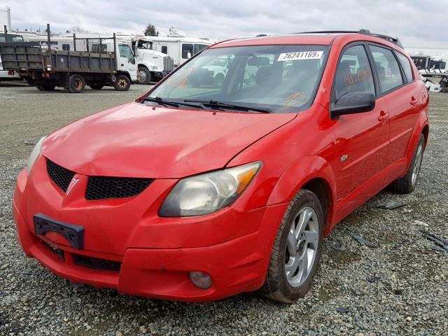 5Y2SL64844Z422664 - 2004 PONTIAC VIBE RED photo 2