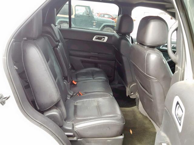 1FM5K8F86EGA70415 - 2014 FORD EXPLORER L SILVER photo 6