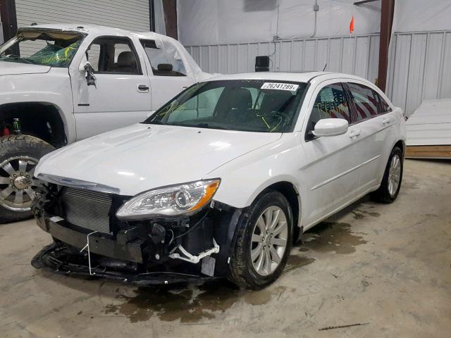 1C3CCBBB6DN696360 - 2013 CHRYSLER 200 TOURIN WHITE photo 2