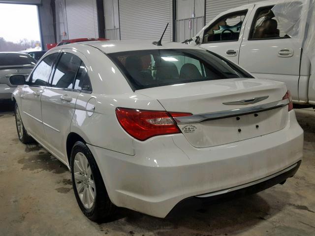 1C3CCBBB6DN696360 - 2013 CHRYSLER 200 TOURIN WHITE photo 3