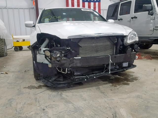 1C3CCBBB6DN696360 - 2013 CHRYSLER 200 TOURIN WHITE photo 9