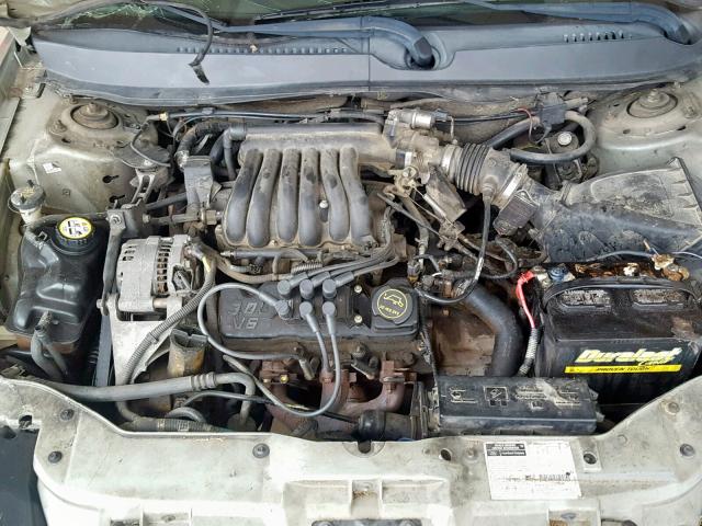 1FAFP55U71A284615 - 2001 FORD TAURUS SES TAN photo 7