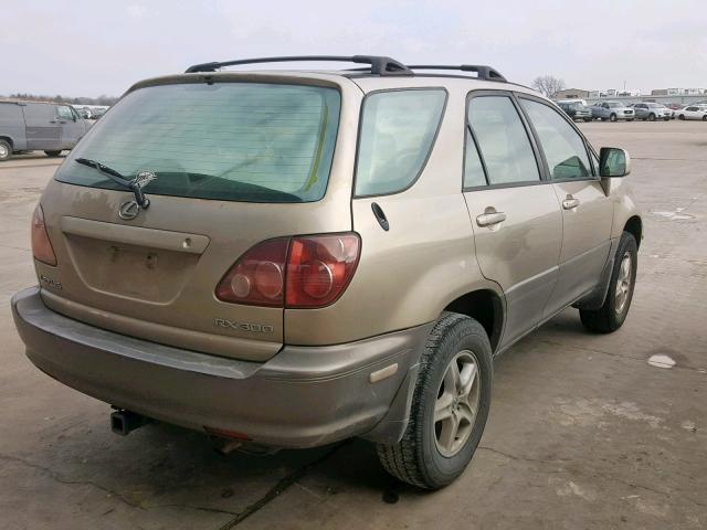 JT6GF10U5Y0049137 - 2000 LEXUS RX 300 TAN photo 4